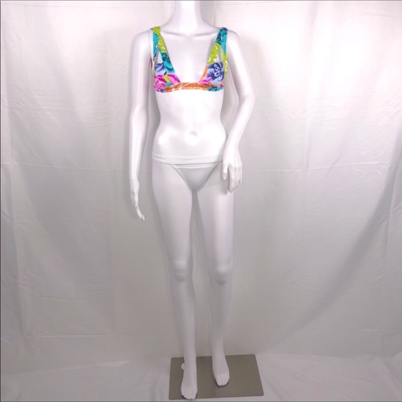 Kopper&Zink Floral Triangle Cutout Bikini Top Only - Picture 9 of 16